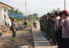 Awali Tugas Dengan Disiplin, Lettu Inf Feby Harahap Pimpin Apel Pagi, Berikan Arahan Dan Semangat Kepada Tim Satgas TMMD Ke 129 Kodim 0313/KPR