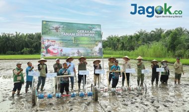 Tanam Serempak OPLAH 2026, Siak Perkuat Swasembada Pangan Nasional