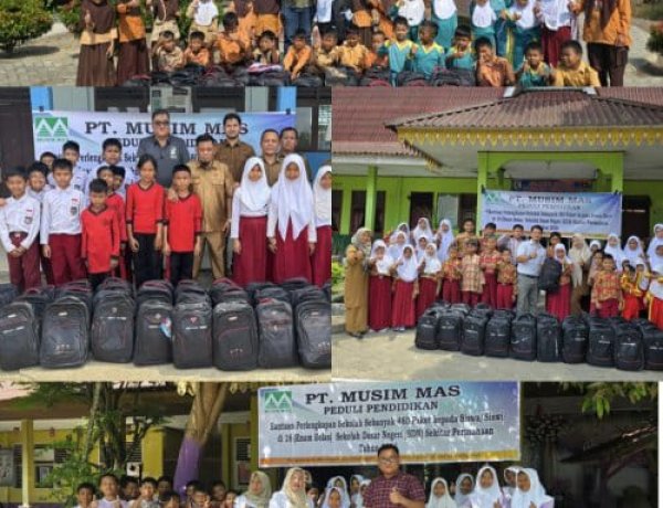 PT Musim Mas Salurkan 480 Paket Perlengkapan Sekolah Secara Gratis Bentuk Peduli Dunia Pendidikan