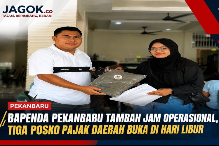 Tiga Posko Pajak Bapenda Pekanbaru Layani Warga di Hari Libur