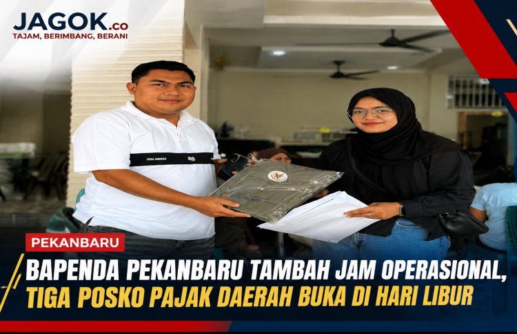 Tiga Posko Pajak Bapenda Pekanbaru Layani Warga di Hari Libur