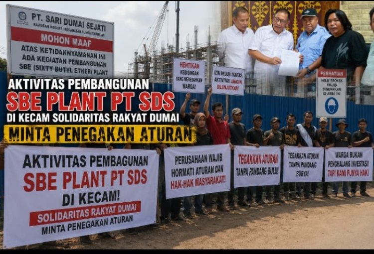 SRD Desak Penegakan Aturan Pembangunan SBE Plant PT SDS