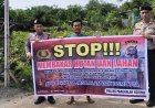 Tingkatkan Kesadaran Masyarakat, Polsek Pangkalan Kerinci Sosialisasi Larangan Membuka Lahan dengan Membakar
