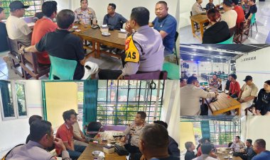 Kapolsek Kulim Kompol Didi Antoni Perkuat Sinergi dengan Awak Media Lewat Ngopi Bareng