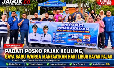 Posko Pajak Keliling Dipadati Warga, Bayar Pajak Kini Makin Mudah