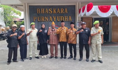Harvetnas 2026, POC Indonesia DPD Riau Silaturahmi dengan Veteran Trikora