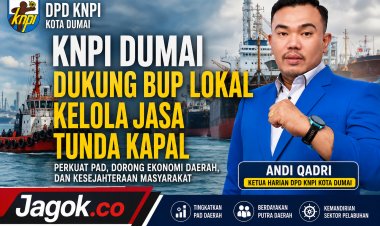 KNPI Dumai Dorong BUP Lokal Kelola Jasa Tunda Kapal