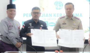 MoU Pemkab Kuansing Perkuat Data Pertanahan