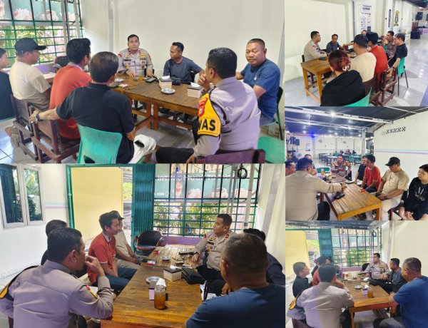 Kapolsek Kulim Kompol Didi Antoni Perkuat Sinergi dengan Awak Media Lewat Ngopi Bareng