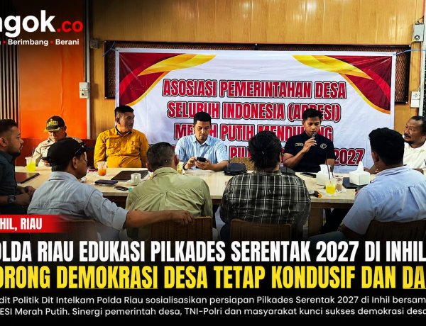 Polda Riau Edukasi Pilkades Serentak 2027 di Inhil