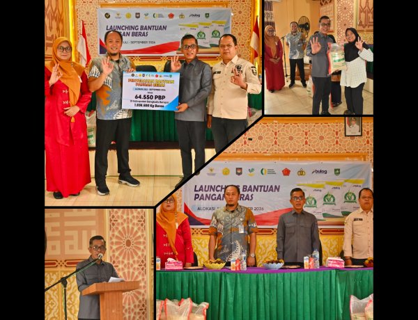Pemkab Bengkalis Salurkan Bantuan Pangan untuk 64.550 Penerima