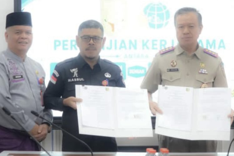 MoU Pemkab Kuansing Perkuat Data Pertanahan