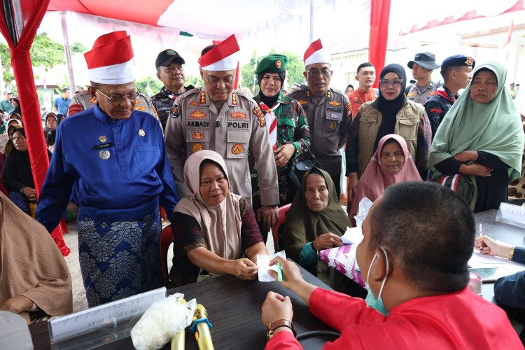 Polda Riau Cegah Malaria di Sinaboi Lewat Layanan Kesehatan Gratis