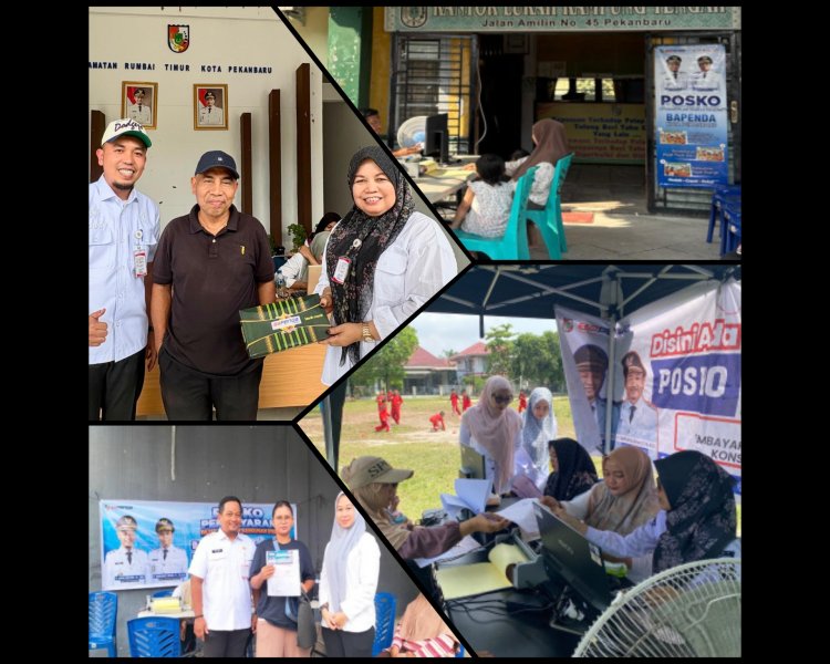Bapenda Pekanbaru Intensifkan Posko Pajak, Denda PBB-P2 Dihapus 0 Persen