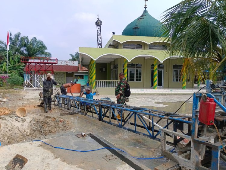 Pengeboran Sumur Bor TMMD ke-129 Kodim 0313/KPR di Desa Delik Tembus Kedalaman 42 Meter