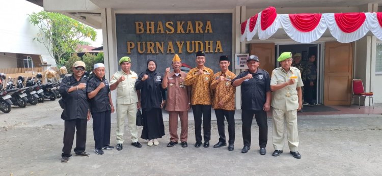 Harvetnas 2026, POC Indonesia DPD Riau Silaturahmi dengan Veteran Trikora