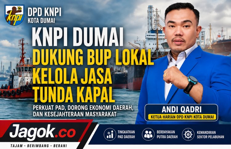 KNPI Dumai Dorong BUP Lokal Kelola Jasa Tunda Kapal