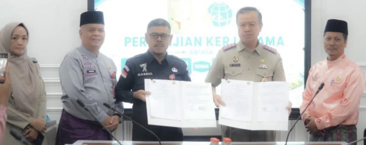 MoU Pemkab Kuansing Perkuat Data Pertanahan
