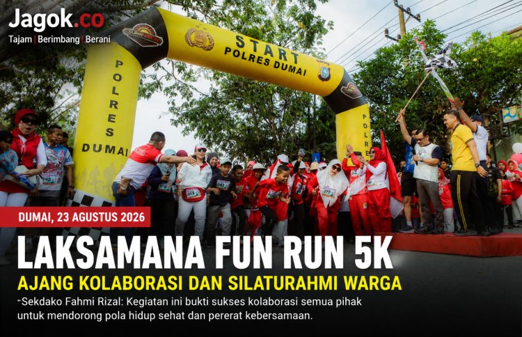 Laksamana Fun Run 5K 2026 Jadi Ajang Kolaborasi Warga Dumai