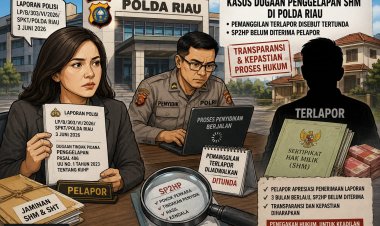 Dugaan Penggelapan SHM di Polda Riau, SP2HP Belum Diterima Pelapor